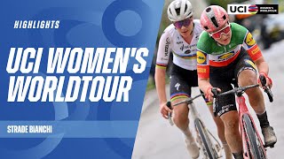 Strade Bianche Highlights  2024 UCI Womens WorldTour [upl. by Garry149]