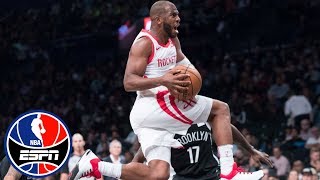 How Chris Paul led the Rockets to victory vs Nets  After The Buzzer [upl. by Seuqcaj]