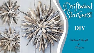 Driftwood Starburst  Wall Decor This DIY craft project will be the WOW factor in any space [upl. by Nolyat531]