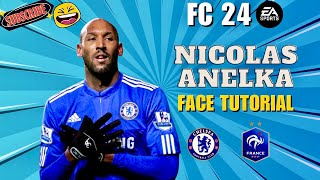 EA FC 24 NICOLAS ANELKA  Pro Clubs Career Mode LOOKALIKE Face Creation [upl. by Navetse229]