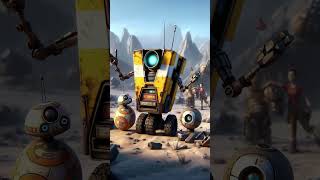 Claptrap Borderlands AI Art [upl. by Airahcaz]