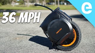 InMotion V12HT review 37 MPH ELECTRIC unicycle [upl. by Artur263]