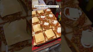 Ultimate Sprouts Paneer Cheese Sandwich Making in Jaipur 🔥 youtubeshortsindia ytshortsindia [upl. by Kristal]