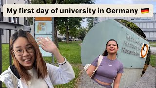 Day 1 Masters in Germany  My new University TH Rosenheim [upl. by Wilen695]