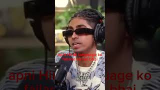 Stan Hindi language ko faila Raha hai bhai trending mcstan rap podcast [upl. by Yennor952]