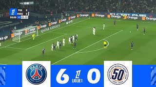 PSG contre Montpellier 60  Ligue 1 McDonalds 202425  Résumé de Match [upl. by Sivrup]