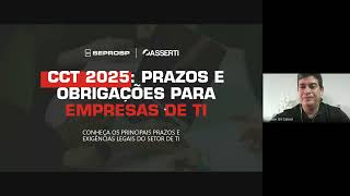 ASSERTI amp SEPROSP CCT 2025 Prazos e Obrigações [upl. by Jallier]