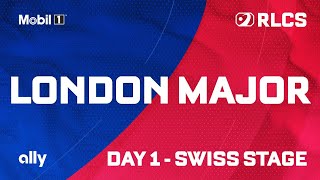 RLCS London Major  Day 1  Swiss Stage  Main Stream [upl. by Akiria]