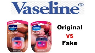 Vaseline Lip Balm  Veseina Lip Balm  Original vs Fake [upl. by Gherlein]