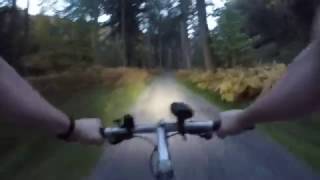 Mountain bike ride through Teign Valley Woods Fingle Bridge  Clifford Bridge [upl. by Werby]