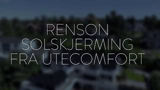 Renson solskjerming fra Utecomfort AS i Oslo og Akershus [upl. by Aseen]