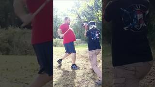 Filipino Kali Stick Fighting Drill  4 Wall Method Validation [upl. by Rives]