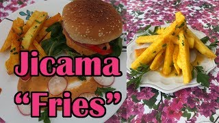 Raw Vegan Jicama quotFriesquot Recipe [upl. by Ariew679]