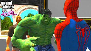 GTA Vice City  SPIDERMAN vs HULK 🔥 Final Mission of GTA VC [upl. by Atteynek]