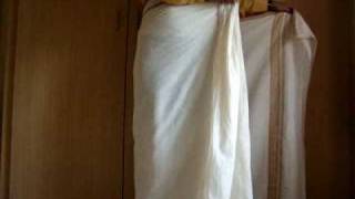 how to wear a mundu  south indian dhoti  wwwkeralastoresin [upl. by Alford729]