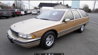 1994 Buick Roadmaster Estate Wagon Start Up Exhaust and In Depth Review [upl. by Asselam]