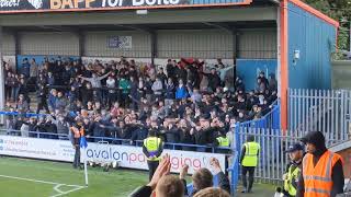 Rochdale Schooligans arrive and waddle over to the Oldham Athletic supporters 21st October 2023 [upl. by Hael310]