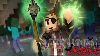 THE NECROMANCER STAFF  Minecraft Supernatural Origins 30 Werewolf Modded Roleplay [upl. by Enidanreb]