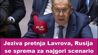 Jeziva pretnja Lavrova Rusija se sprema za najgori scenario [upl. by Ita]