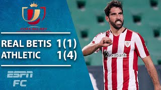 Athletic Bilbao march on after dramatic penalty shootout vs Real Betis  Copa del Rey Highlights [upl. by Hairim974]