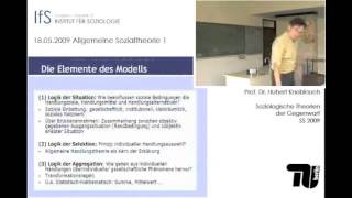 V5 Allgemeine Sozialtheorie I Rational Choice Theory Hubert Knoblauch [upl. by Batista68]