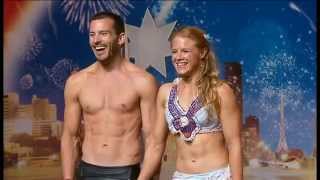 Suzie Q and Toby J  Australias Got Talent 2012 [upl. by Enyalahs]