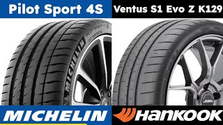 Michelin Pilot Sport 4 S vs Hankook Ventus S1 Evo Z K129 [upl. by Annirac916]