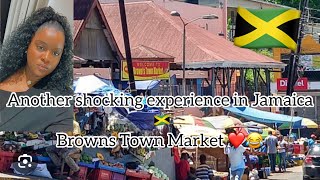 I Went to Browns Town Market In Jamaica What An Experience [upl. by Alita]