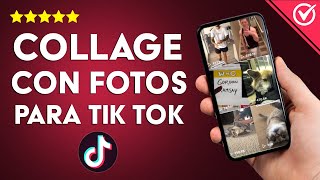 ¿Cómo crear un collage con fotos para subirlos a TIKTOK  Mejora tu contenido [upl. by Henebry]