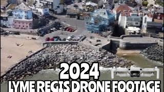 Lyme Regis Dorset Drone Footage 2024 [upl. by Anita]