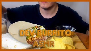 DEV BURRITO amp PRINGLES CİPS ASMR 🌯🥟 CHIPOTLE SOSLU BURRITO ASMR 🌯 [upl. by Nas]