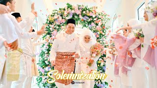 MALAY WEDDING I Solemnization of Haikal amp Tisya [upl. by Ener]