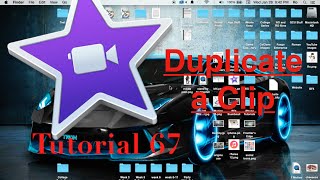 Duplicate Clips in iMovie 1006  Tutorial 67 [upl. by Haleehs]