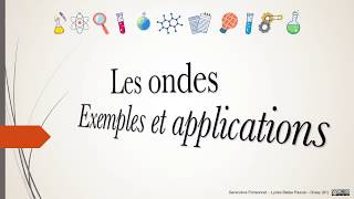 Première spé  Les ondes  1  Exemples et applications [upl. by Yssirk534]