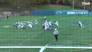 Sammy Diaz morrisville state football 2015 highli [upl. by Gasser557]