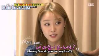 Song Ji Eun confess her love towards Lee Kwang Soo on Running Man [upl. by Sumer65]