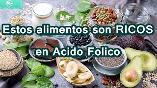 Que es el Ácido Fólico para que sirve y que ALIMENTOS lo contienen [upl. by Sillyrama]