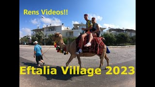 Eftalia Village  Turkije 2023  Rens Videos [upl. by Ahsenyl]