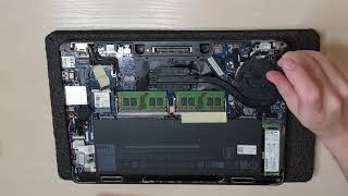 Dell Latitude E7270 How to disassembly and Clean [upl. by Richlad719]