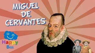 Miguel de Cervantes  Educational Bios for Kids [upl. by Ijat]