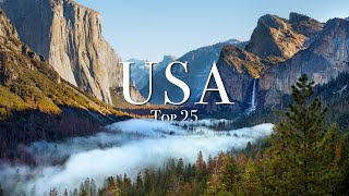 Top 25 Places To Visit In The USA [upl. by Sweeney]