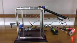 Automated Newtons Cradle [upl. by Ancier937]