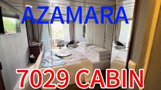 AZAMARA JOURNEY CRUISE stateroom 7029 overview [upl. by Naesyar]