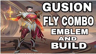 GUSION BEST FLY COMBO AND BUILD renwagaming [upl. by Mahon]