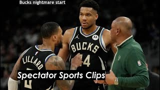 Nightmare start essentially slams window on the Milwaukee Bucks  Spectator Sports Clips [upl. by Libb]