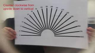 Video 2 Test for Astigmatism [upl. by Jem]