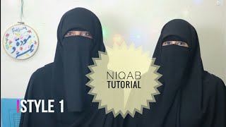 niqab tutorialلفات نقاب [upl. by Eiram753]