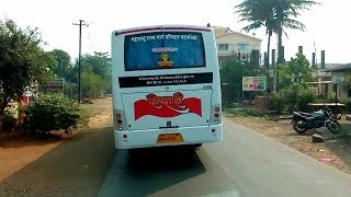 CHASING MSRTC BUSES ON MUMBAI GOA HIGHWAY  MSRTC SHIVSHAHI [upl. by Heintz]