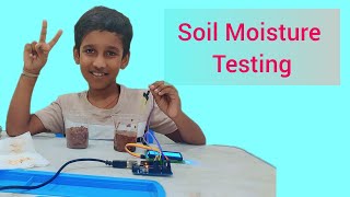 Soil Moisture Tester Arduino Project [upl. by Llejk48]