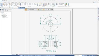 SOLID EDGE ST10  SMALL PULLEY  DRAWING [upl. by Yedsnil]